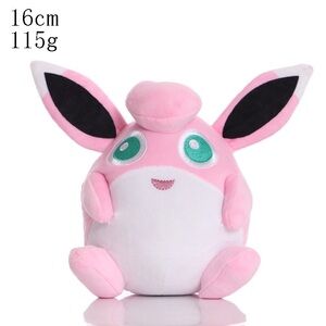 Pink and White Stuffed Animal Toy